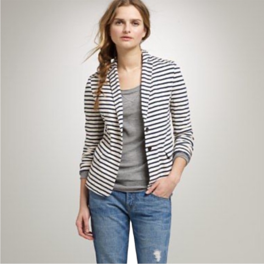 Jcrew Maritime Striped Women's Blazer
